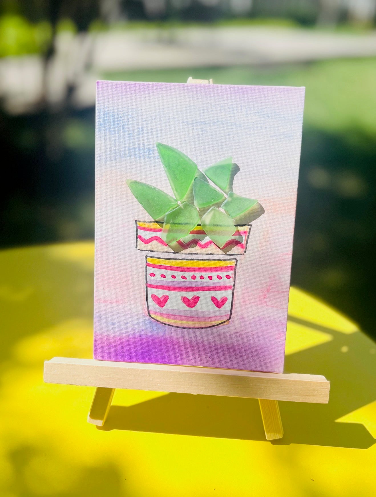 Plant Mom DIY Sea Glass Art Kit by Sook & Hook