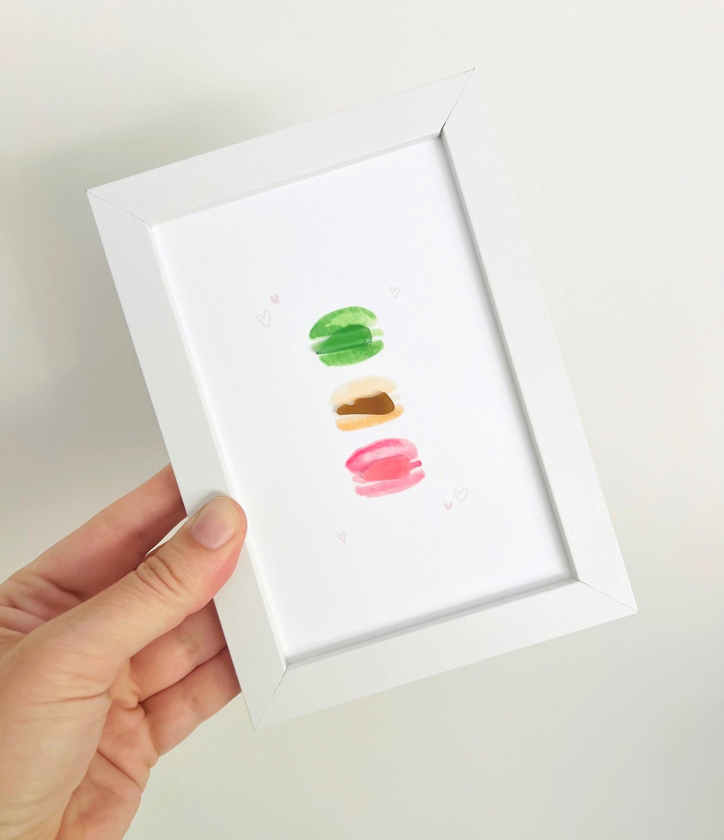 Macaron Trio Sea Glass Art