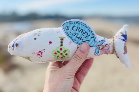 Crazy Fish Handmade Plush | This Fish is from Jersey!