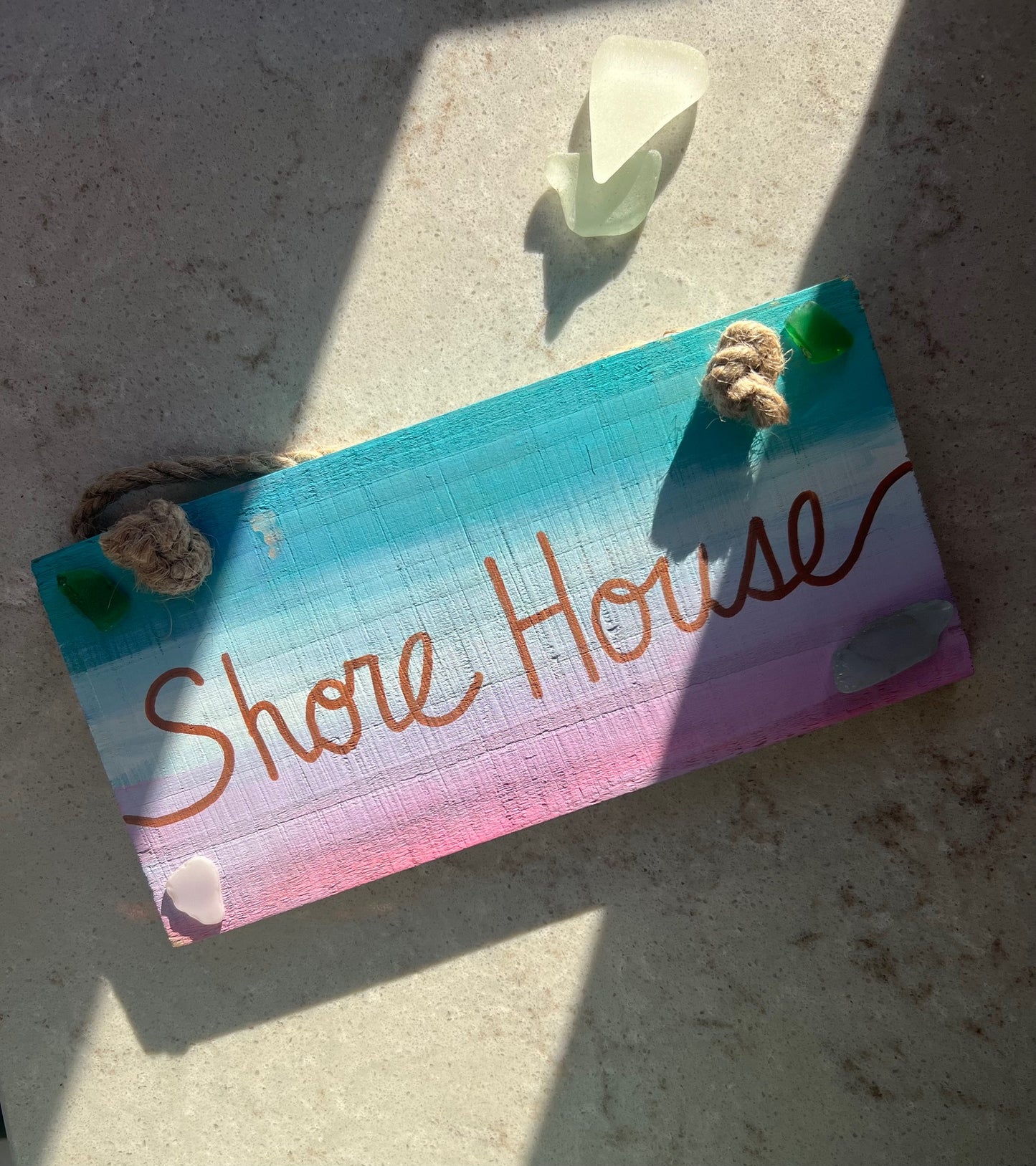 Shore House Small Hanging Sign