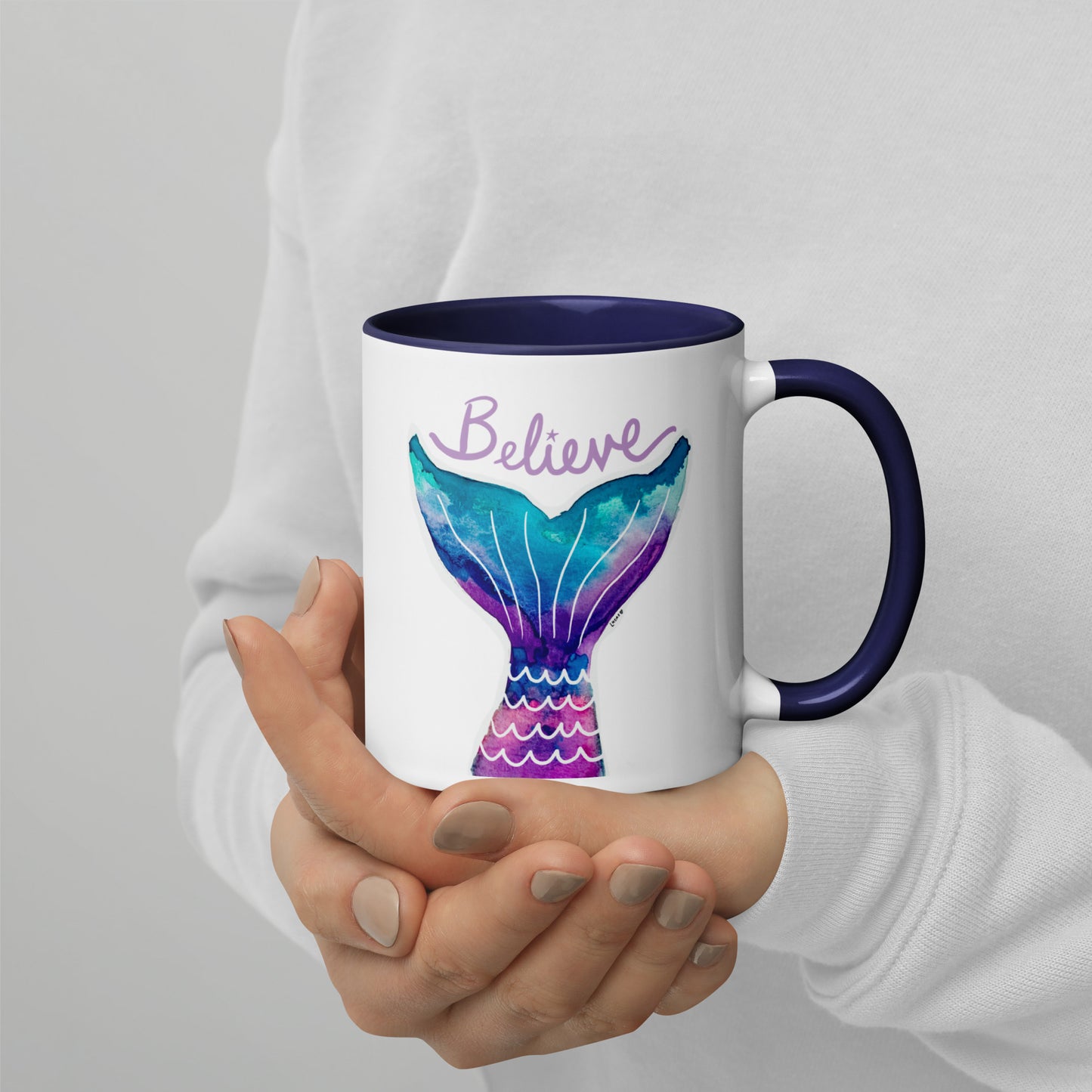 Mermaid Tail Mug 'Believe'