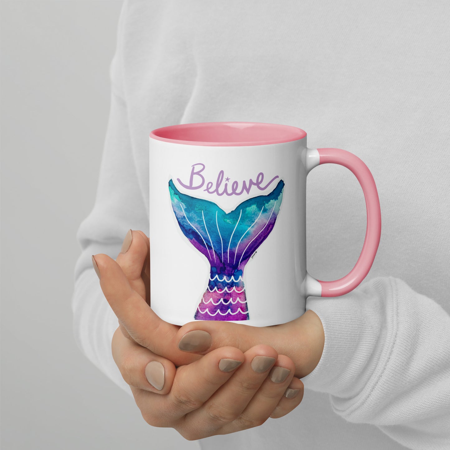 Mermaid Tail Mug 'Believe'